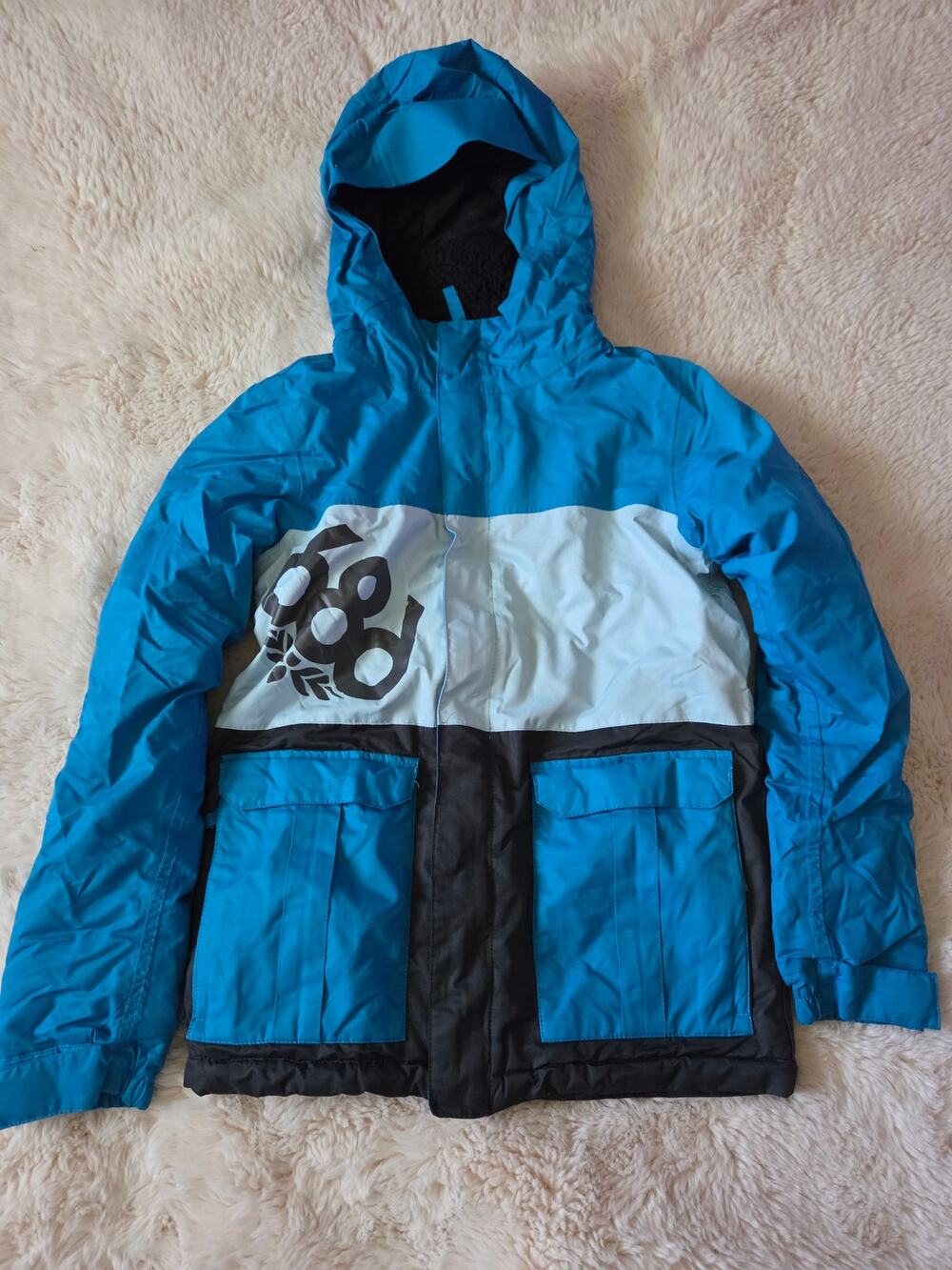 686 Boys youth evolution Blue Snow ski winter jacket